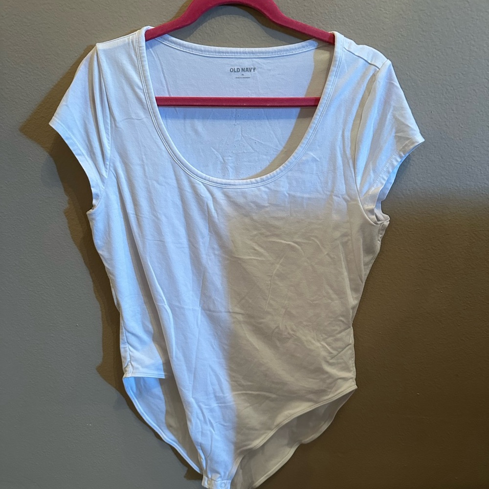 Old Navy Classic White Bodysuit